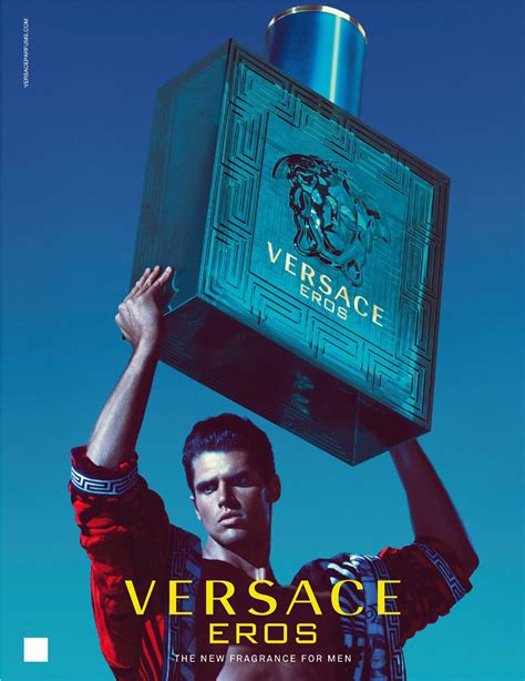 fragrance advertisement mens versace|model in Versace perfume ad.